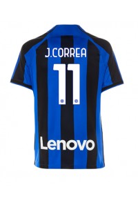 Inter Milan Joaquin Correa #11 Voetbaltruitje Thuis tenue 2022-23 Korte Mouw